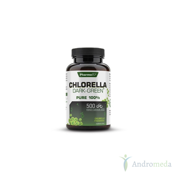 CHLORELLA DARK GREEN 500 TABL CHLORELLA PYRENOIDOSA Bio Sklep Andromeda